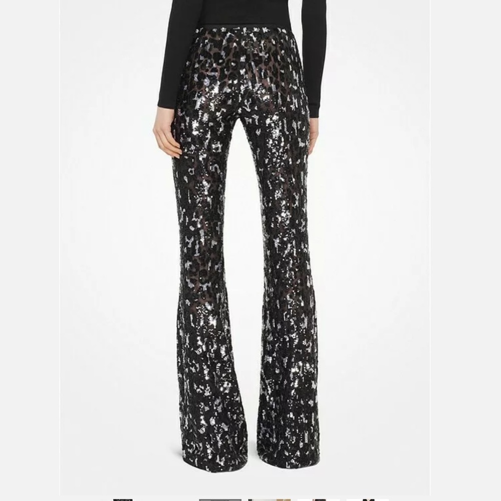 MICHAEL KORS COLLECTION
Leopard Sequined Trousers